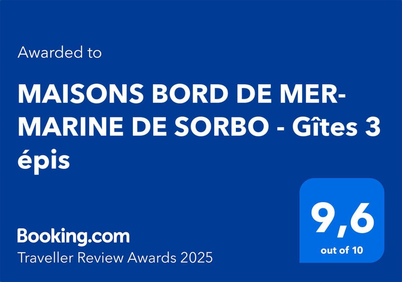 Maisons Bord De Mer- Marine De Sorbo - Gites 3 Epis Pinarellu Εξωτερικό φωτογραφία